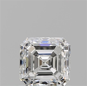 Foto Diamante Natural 0.90 quilates, Asscher , Color G, claridad VVS1 y certificado GIA de