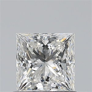 Picture of Natural Diamond 0.70 Carats, Princess with  Cut, G Color, VS1 Clarity and Certified by GIA