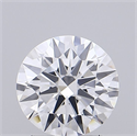 Lab Grown Diamond 1.11 Carats, Round with Ideal Cut, D Color, VVS2 Clarity and Certified by IGI