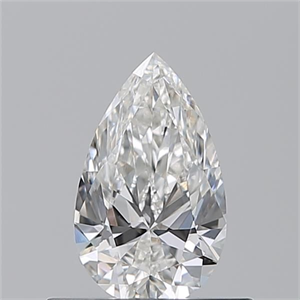 Picture of Natural Diamond 0.51 Carats, Pear with  Cut, G Color, VS2 Clarity and Certified by GIA