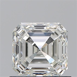 Foto Diamante Natural 0.93 quilates, Asscher , Color J, claridad VVS1 y certificado GIA de