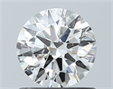 Diamante Natural 0.70 quilates, Redondo , Color G, claridad SI2 y certificado GIA