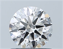 Diamante Natural 0.70 quilates, Redondo , Color F, claridad VVS1 y certificado GIA