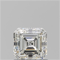 Natural Diamond 1.01 Carats, Asscher with  Cut, I Color, VS1 Clarity and Certified by GIA
