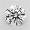Lab Grown Diamond 1.08 Carats, Round with Ideal Cut, D Color, VVS1 Clarity and Certified by IGI