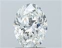 Natural Diamond 1.20 Carats, Oval with  Cut, G Color, VS2 Clarity and Certified by GIA