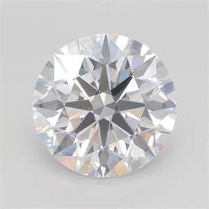 Picture of Lab Grown Diamond 6.01 Carats, Round with Ideal Cut, D Color, IF Clarity and Certified by IGI
