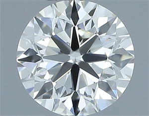 Picture of Natural Diamond 0.50 Carats, Round with Excellent Cut, J Color, VVS2 Clarity and Certified by IGI
