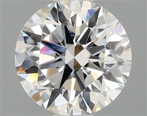 Picture of Lab Grown Diamond 1.10 Carats, Round with Ideal Cut, D Color, VVS2 Clarity and Certified by IGI