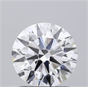 Lab Grown Diamond 1.54 Carats, Round with Ideal Cut, D Color, VS1 Clarity and Certified by IGI