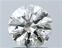 Diamante Natural 1.01 quilates, Redondo , Color K, claridad SI1 y certificado GIA