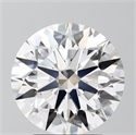 Lab Grown Diamond 3.08 Carats, Round with Ideal Cut, D Color, VS1 Clarity and Certified by IGI