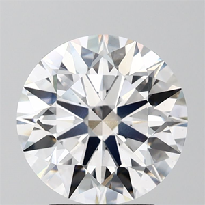 Picture of Lab Grown Diamond 3.08 Carats, Round with Ideal Cut, D Color, VS1 Clarity and Certified by IGI