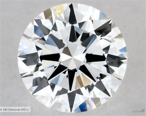 Foto Diamante Natural 0.50 quilates, Redondo , Color G, claridad VVS2 y certificado GIA de