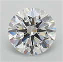 Lab Grown Diamond 1.34 Carats, Round with Ideal Cut, E Color, VVS2 Clarity and Certified by IGI