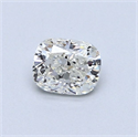 Diamante Natural 0.55 quilates, Del cojín , Color H, claridad SI2 y certificado GIA