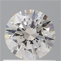 Natural Diamond 0.72 Carats, Round with Excellent Cut, H Color, VVS1 Clarity and Certified by GIA