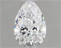 Natural Diamond 0.50 Carats, Pear with  Cut, E Color, VS1 Clarity and Certified by GIA