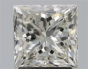 Picture of Natural Diamond 1.79 Carats, Princess with  Cut, K Color, VS1 Clarity and Certified by GIA