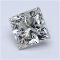 Diamante Natural 1.10 quilates, Princesa , Color J, claridad VVS1 y certificado GIA