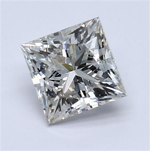 Foto Diamante Natural 1.10 quilates, Princesa , Color J, claridad VVS1 y certificado GIA de