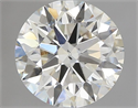 Natural Diamond 1.03 Carats, Round with Excellent Cut, K Color, SI1 Clarity and Certified by GIA