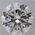 Lab Grown Diamond 6.02 Carats, Round with Excellent Cut, E Color, VVS2 Clarity and Certified by IGI