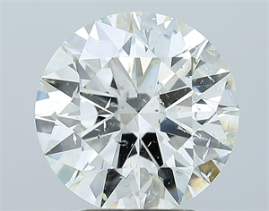 Foto Diamante Natural 3.01 quilates, Redondo , Color H, claridad SI2 y certificado IGI de