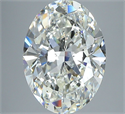 Diamante Natural 3.01 quilates, Ovalado , Color H, claridad VS2 y certificado GIA