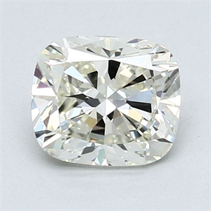 Foto Diamante Natural 1.55 quilates, Del cojín , Color K, claridad VS1 y certificado GIA de