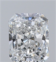 Natural Diamond 0.32 Carats, Radiant with  Cut, F Color, VVS2 Clarity and Certified by GIA