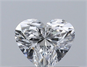 Natural Diamond 0.30 Carats, Heart with  Cut, E Color, VS1 Clarity and Certified by GIA