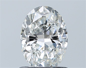Picture of Natural Diamond 0.90 Carats, Oval with  Cut, G Color, VS1 Clarity and Certified by GIA