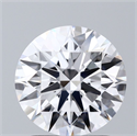 Lab Grown Diamond 2.02 Carats, Round with Ideal Cut, D Color, VVS2 Clarity and Certified by IGI