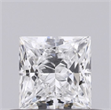 Diamante Natural 0.40 quilates, Princesa , Color E, claridad VS1 y certificado GIA