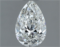 Diamante Natural 0.50 quilates, De pera , Color G, claridad VVS2 y certificado GIA