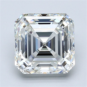 Foto Diamante Natural 3.02 quilates, Asscher , Color H, claridad VS2 y certificado GIA de