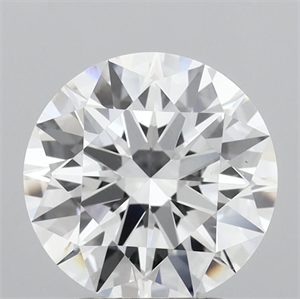 Picture of Lab Grown Diamond 2.55 Carats, Round with Ideal Cut, D Color, VS1 Clarity and Certified by IGI