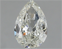 Natural Diamond 0.96 Carats, Pear with  Cut, I Color, SI1 Clarity and Certified by HRD