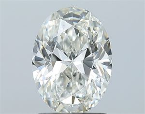 Foto Diamante Natural 1.50 quilates, Ovalado , Color I, claridad SI2 y certificado GIA de
