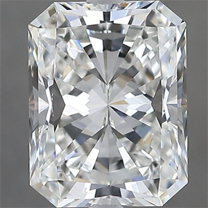 Picture of Natural Diamond 2.50 Carats, Radiant with  Cut, G Color, VS1 Clarity and Certified by GIA