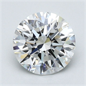 Natural Diamond 1.80 Carats, Round with Excellent Cut, E Color, VVS2 Clarity and Certified by GIA