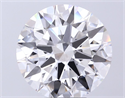 Lab Grown Diamond 7.05 Carats, Round with Ideal Cut, E Color, VS1 Clarity and Certified by IGI