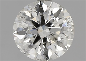 Picture of Natural Diamond 1.08 Carats, Round with Excellent Cut, J Color, I1 Clarity and Certified by GIA