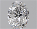 Diamante Natural 0.59 quilates, Ovalado , Color D, claridad VS2 y certificado GIA