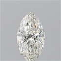 Natural Diamond 1.23 Carats, Marquise with  Cut, J Color, SI1 Clarity and Certified by GIA