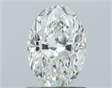 Natural Diamond 0.90 Carats, Oval with  Cut, H Color, VS2 Clarity and Certified by GIA