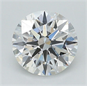 Lab Grown Diamond 1.34 Carats, Round with Ideal Cut, D Color, VS1 Clarity and Certified by IGI