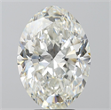 Diamante Natural 5.10 quilates, Ovalado , Color H, claridad VVS2 y certificado GIA