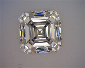 Picture of Natural Diamond 1.50 Carats, Asscher with  Cut, E Color, SI1 Clarity and Certified by GIA